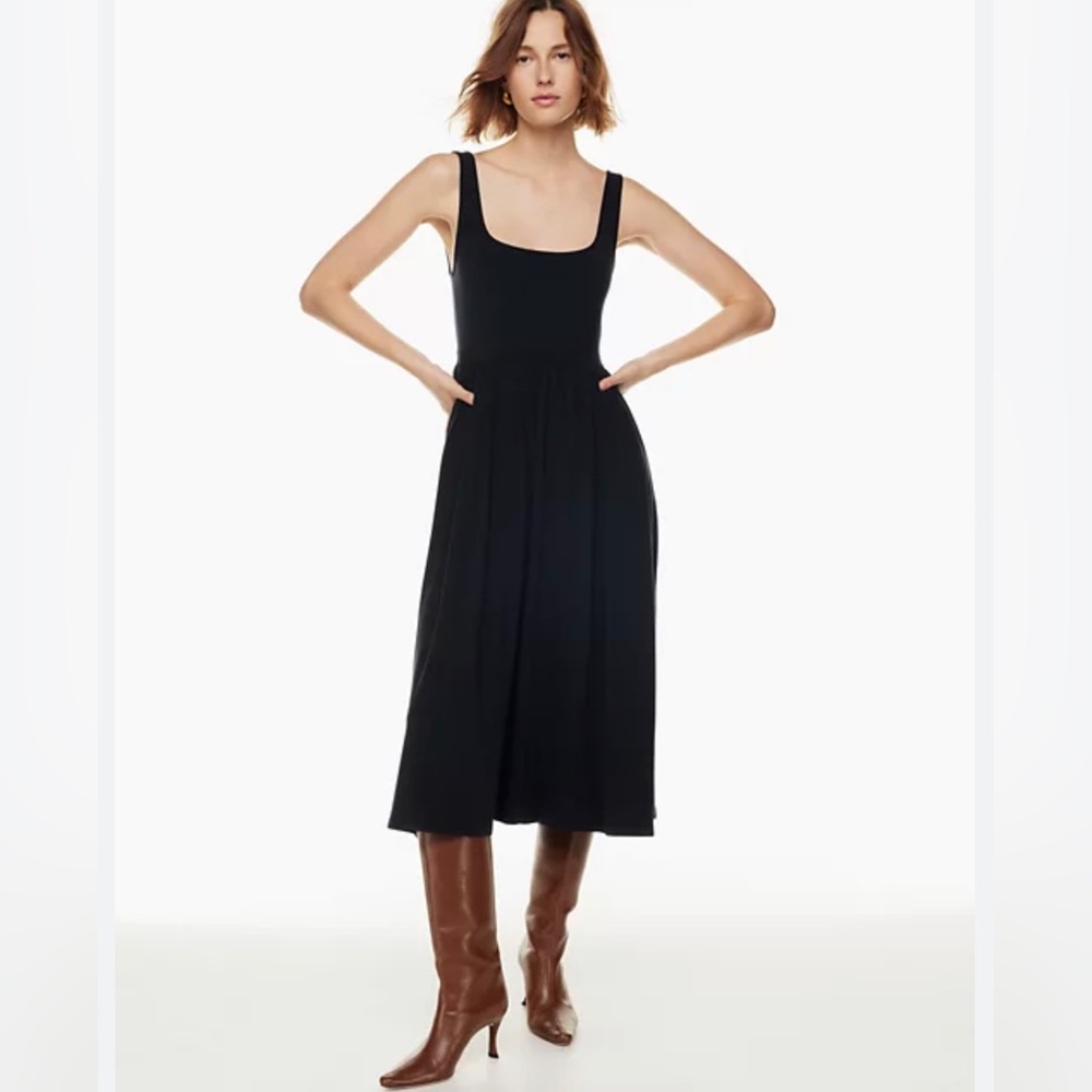 Wilfred Market Midi Black dress XS